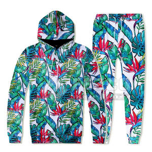 Chándal de Invierno para Hombre, Corte Regular, con Capucha, Manga Larga, Forro Polar, Sublimado, 100% Algodón - Product Image 1