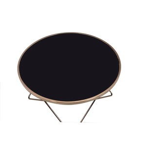 Table basse moderne de luxe de haute qualité, écologique, plateau en verre noir, cadre en métal, M.R. ARTISANAT pour le salon Indien - Product Image 6