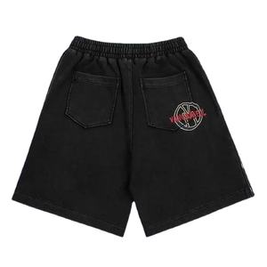 New Arrival Acid Washed <b>Shorts</b> <b>Men</b> Casual Jogger <b>Sweat</b> 100% Cotton Fleece <b>Men</b> Acid Wash <b>Shorts</b> - Product Image 6