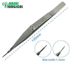 Juego de Instrumentos Quirúrgicos Oftálmicos Manuales de Acero Inoxidable para Trabeculectomía o Vitreo-retinal, Ancho de Mordida 1.2 mm - Product Image 1