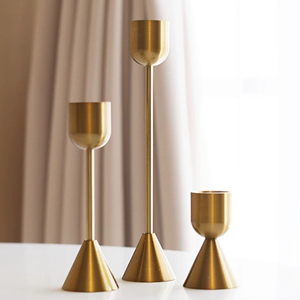 Porte-bougie métallique le plus vendu décor à la maison en métal de haute qualité pour la décoration de foudre à la maison - Product Image 6