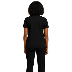 Camiseta Polo Negra 08 Pretty Girl, Ropa de Hermandad Griega, Ropa Casual Elegante para Mujeres, Rosa y Verde, Estilo Universitario - Product Image 2