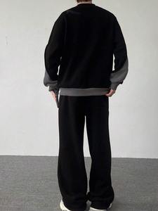 Chándal de alta calidad, chándal de gran tamaño, holgado, logotipo personalizado, chándal, chándales holgados, conjunto de sudaderas con capucha y pantalones de chándal - Product Image 2