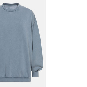 Women Oversized Knitted 100% Cotton Sweatshirt Cozy <b>Thick</b> <b>Fleece</b> Winter Loose Fit Front Logo 2026 - Product Image 5
