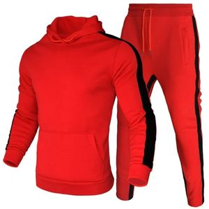 Conjunto de pantalones de chándal y Sudadera con capucha Unisex de alta calidad para hombre, sudaderas con capucha de talla grande y logotipo personalizado al por mayor - Product Image 4