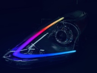 Kit de phares LED pour Nissan Versa 2015, ensemble de phares avec contrôle de couleur WRGB, lumières de voiture plug and play, design unique d'usine, neuf