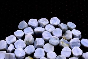 25pcs 10-12MM Pendentif Opale Bleue Naturelle Cristal de Guérison de la Meilleure Qualité Belle Création de Gemme Pierre Brute Lâche - Product Image 3