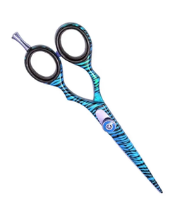 Tijeras profesionales para peluquería, tijeras de corte de pelo de peluquero de acero inoxidable recubiertas de papel con tornillo ajustable - Product Image 5