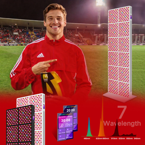 Sistema di illuminazione LED di grandi dimensioni 7Wavele ad alta potenza per applicazioni sportive, pannello per terapia a luce rossa per allenamento post-partita - Product Image 2