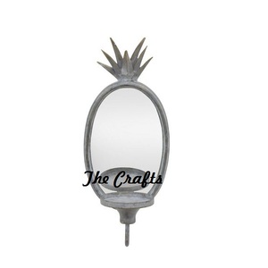 Portavelas de Pared de Metal y Vidrio, Tamaño y Forma Personalizados, Portavelas Colgante de Pared para Decoración de Bodas - Product Image 3