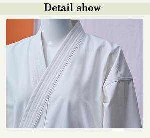 Uniforme de karaté en coton pour adultes, gi d'arts martiaux respirants pour le karaté, le judo, le kimono de jiu jitsu, le kimono de jiu jitsu - Product Image 2