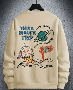 เสื้อสเวตเชิ้ตผู้ชายคอกลมลายการ์ตูนพิมพ์ลายตามสั่ง สไตล์สตรีทแวร์ ผ้าฝ้าย 100% คุณภาพสูง - Product Image 6