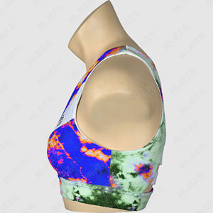 Paires de soutien-gorge de sport imprimé numérique antibactérien léger à séchage rapide personnalisé avec Leggings de yoga à taille élastique parfaitement - Product Image 5