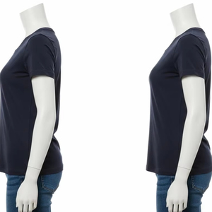 Camisetas de Mujer con Cuello Redondo Antiencogimiento, Tejido de Algodón Suave y Cómodo, Diseño Transpirable para Uso Diario y Fácil Cuidado - Product Image 3