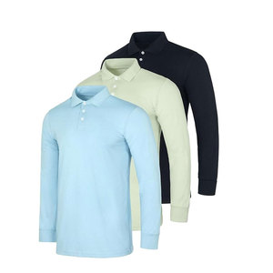 Nuevo Polo de Punto de Algodón para Hombre, Manga Larga, Estilo Casual y de Oficina, Tendencia Actual - Product Image 2