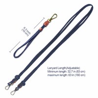 Correa Universal Melei de Cuero PU Desmontable para Cuello y Muñeca, con Correa Ajustable y Almohadilla para Smartphones