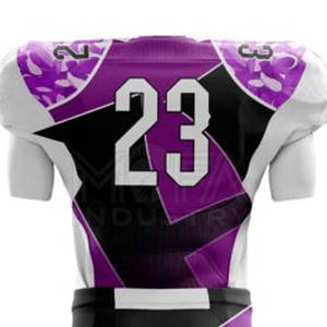 Ropa deportiva Color personalizado Camiseta de fútbol americano Uniforme de secado rápido Uniforme de fútbol americano hecho a medida - Product Image 5
