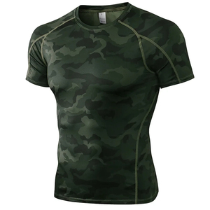 T-shirt de compression athlétique pour homme Saleh Enterprises, manches courtes, polyester et élasthanne de qualité supérieure, séchage rapide, coupe ajustée, fitness - Product Image 4