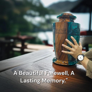 โกศเผาศพทำจากเรซินโรสวู้ดแกะสลักด้วยมือที่ระลึกที่ระลึกงานศพสัตว์เลี้ยงและมนุษย์โกศ - Product Image 5