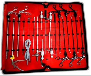 New Arrival phẫu thuật nội soi Kit với dụng cụ thép nội soi ổ bụng kẹp kéo Grasper disector Kim Chủ - Product Image 1