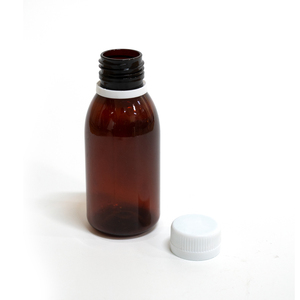 NBT Bouteille de sirop contre la toux couleur chocolat en plastique PET emballage de médicaments liquides taille personnalisée - Product Image 6
