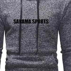 Sweat-shirt à capuche en polyester/coton personnalisé avec logo, automne/hiver, vente en gros, 350 g/m², sweats à capuche pour couples - Sweats à capuche et sweat-shirts pour hommes grandes tailles - Product Image 5