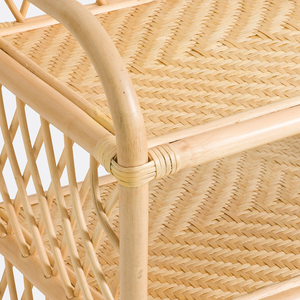 Étagère en rotin faite à la main à 3 étages, étagère de rangement en osier naturel fait à la main, meubles écologiques pour chambre d'enfants, salon, chambre à coucher - Product Image 3