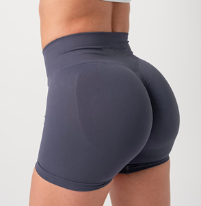 <b>Women's</b> High Quality Seamless Butt Lift Yoga <b>Shorts</b> New Arrival High Elastic Breathable Gym & Biker <b>Shorts</b> with Solid Pattern - Product Image 6