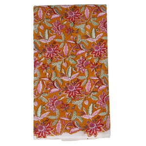 Hand Block Impreso 100% Algodón Precio al por mayor Hecho en Running Fabric The Yard At Factory Rate Proveedor Hand Block Impreso - Product Image 1