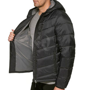 Veste matelassée pour homme, prête pour l'hiver, légère et douce, avec logo sur le devant, réversible, idéale pour la randonnée par temps froid, les voyages, les activités de plein air - Product Image 5