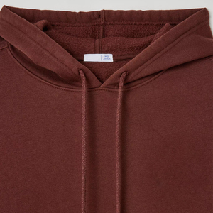 Plain <b>Pullover</b> <b>Men</b> Hoodie 100% Cotton Fleece Oversized Blank Hooded Sweatshirt Custom Logo Print Embroidery OEM Streetwear - Product Image 3