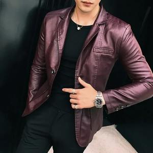 Chaquetas de Motociclista de Cuero de Borrego Personalizadas para Hombre, de Alta Calidad, Estilo Urbano, Cálidas, con Cierre, Cuello Mao y Cierre de Hebilla - Product Image 3
