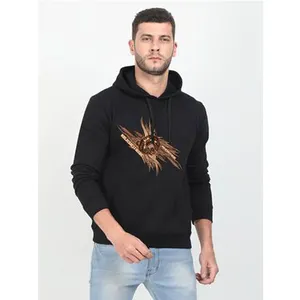 Widely Used Good Quality low MOQ Customized Print Available Printed Men's Hoodies from World Wide Exporter