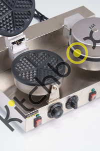 Kitchbox Industrial Commercial Flower <b>Waffle</b> <b>Maker</b> (Set of 2) - Product Image 6