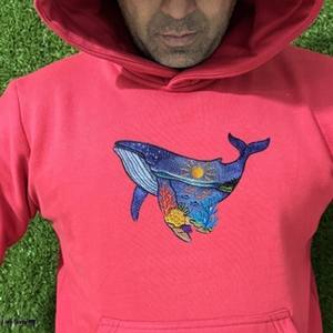 เสื้อฮู้ดดี้ผ้าฝรั่งเศสเทอร์รี่พิมพ์ลายคุณภาพสูง ผ้าฝ้าย/โพลีเอสเตอร์  ออกแบบโลโก้เองได้  สีพื้น  ทรงปกติ สไตล์ลำลอง สำหรับฤดูใบไม้ร่วง - Product Image 3