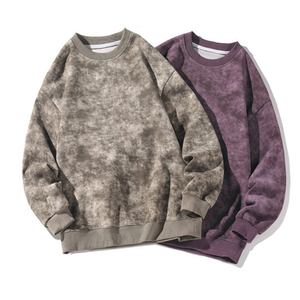 OEM unisexe Tie Dye Sweatshirt Premium 100% coton polyester hiver Sweatshirt vente en gros - Product Image 1