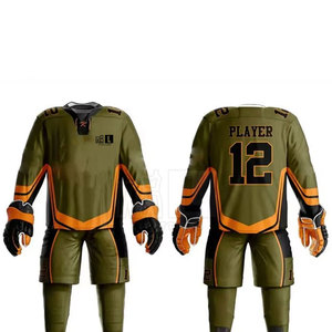 Camisetas de Hockey sobre Hielo Personalizadas para Adultos, Uniforme de Equipo, 100% Poliéster, Transpirable, Absorbente de Humedad, Hecho en Pakistán - Product Image 5