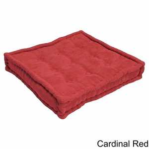 <b>Black</b> Colour Cotton Plain Dyed Eco-Friendly Portable Camping Floor Cushion Square <b>Foam</b> Filled Custom Made Comfort - Product Image 4