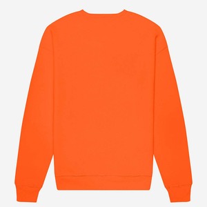 Custom Unisex Embroidered Logo Hoodies <b>Men</b> 100% Cotton Oversized <b>Orange</b> <b>Sweatshirts</b> - Product Image 6