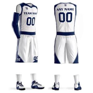 Uniformes de baloncesto personalizados al por mayor, conjuntos nuevos para hombres y jóvenes, personaliza el logotipo de tu equipo de baloncesto. - Product Image 4