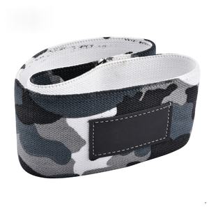 Correas de levantamiento de pesas estilo camuflaje para fitness, entrenamiento de fuerza en barra, gimnasio, logotipo personalizado, conjuntos de resistencia de tela para glúteos - Product Image 1