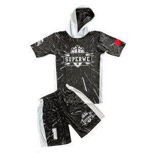 Conceptions de sublimation personnalisées à bas prix 7v7 drapeau football uniforme ensemble top qualité dernier style vêtements de sport légers - Product Image 3