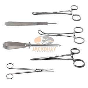 Juego de instrumentos de toracostomía cerrada de acero inoxidable de alta calidad, Kit de instrumentos quirúrgicos básicos, instrumentos médicos manuales de potencia - Product Image 1