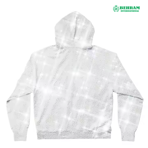 Survêtements délavés à l'acide avec capuche zippée 100% coton, coupe classique personnalisée, respirant, séchage rapide, polaire d'hiver/éponge française, unisexe - Product Image 5