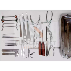 ชุดเครื่องมือทันตกรรมแบบใช้มือทำจากสแตนเลส ใช้ซ้ำได้ 19 ชิ้น ชุดจัดฟัน สำหรับใช้ในโรงพยาบาล โดย SurgiRight - Product Image 4