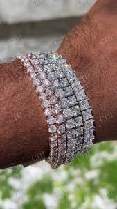 Hot Selling Unique 14K <b>Gold</b> Plated Diamond <b>for</b> <b>Bracelet</b> VVS1 Moissanite Tennis <b>for</b> <b>Bracelet</b> Perfect Gift <b>for</b> <b>Women</b> - Product Image 3