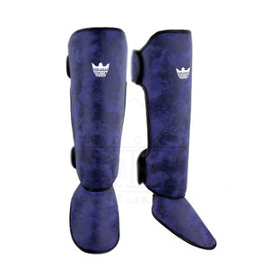 Espinilleras Profesionales de Cuero para MMA - Ligeras, Transpirables, Ajustables, Diseño Personalizado, Logotipo Personalizado, Protección Ecológica y Segura - Product Image 2