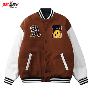 Nouvel arrivage de vestes universitaires pour hommes vêtements d'hiver en toile portable de haute qualité avec col montant meilleur design manteau de luxe respirant - Product Image 3