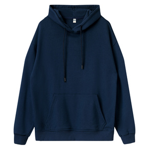 Sudadera con capucha de Heavyweight para hombre, prenda deportiva Unisex de talla grande con logotipo personalizado sin cadena - Product Image 6