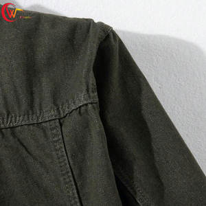 Vente en gros Logo personnalisé Veste en jean pour hommes en coton Veste d'hiver en jean respirante pour hommes pour l'extérieur - Product Image 6